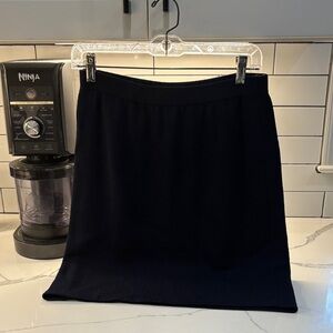 St. John Collection Dark Blue Mini Skirt